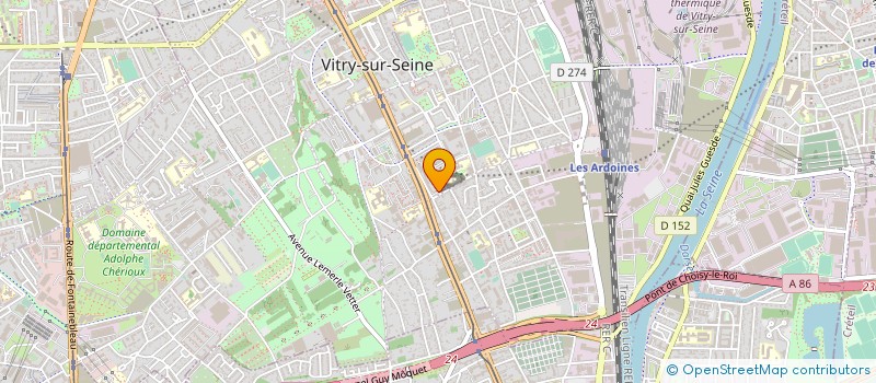 localisation de l'entreprise SUPER CUTS à VITRY-SUR-SEINE