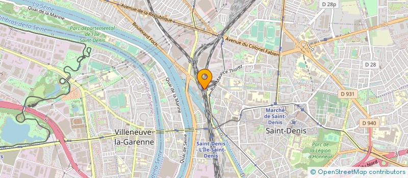 localisation de l'entreprise SUPER DIMANCHE à SAINT-DENIS