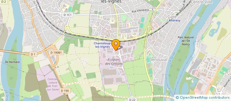 localisation de l'entreprise SUPER DISCOUNT PIECES AUTOMOBILES  CHANTELOUP-LES-VIGNES