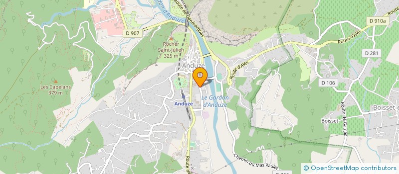 localisation de l'entreprise SUPER DISTRIBUTION DES CEVENNES à ANDUZE