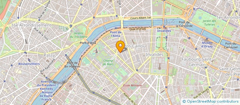 localisation de l'entreprise SUPER DOMINIQUE à PARIS