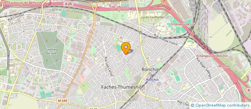localisation de l'entreprise SUPER DRIVE à LILLE