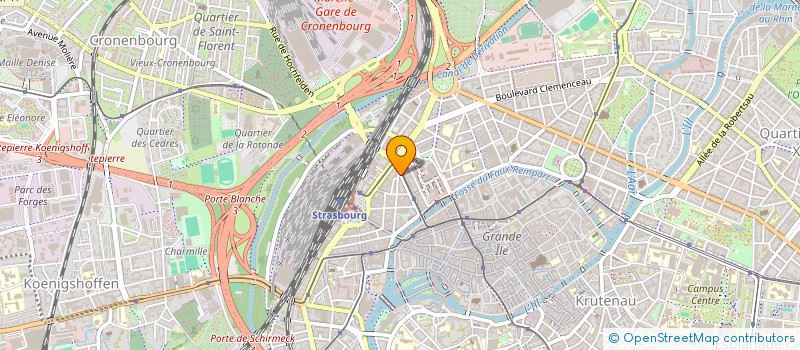 localisation de l'entreprise SUPER DRIVER à STRASBOURG