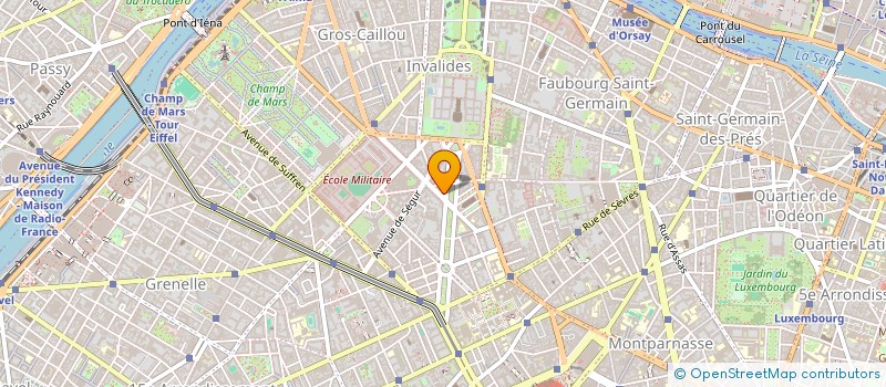 localisation de l'entreprise SUPER DUQUESNE  PARIS