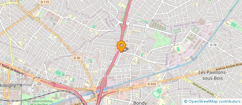 localisation de l'entreprise SUPER EXO GISELIA  BONDY