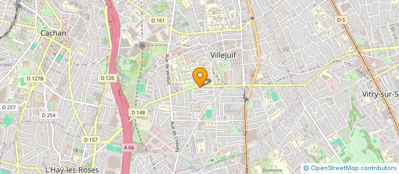 localisation de l'entreprise SUPER FIVE  VILLEJUIF