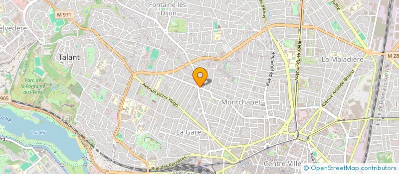 localisation de l'entreprise SUPER FLASH  DIJON