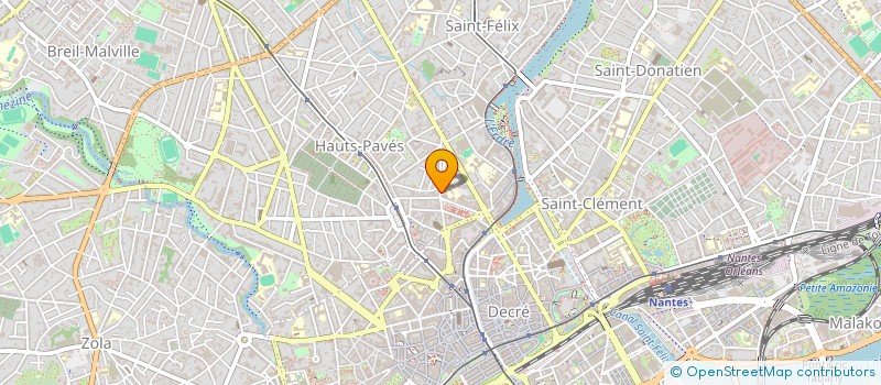 localisation de l'entreprise SUPER FLUX à NANTES