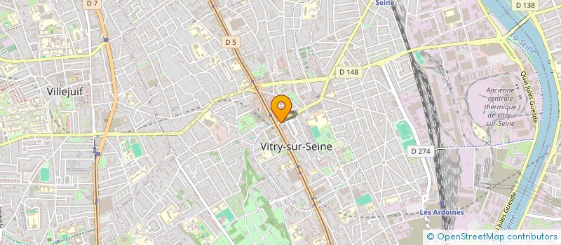 localisation de l'entreprise SUPER FOOD EXPRESS à VITRY-SUR-SEINE