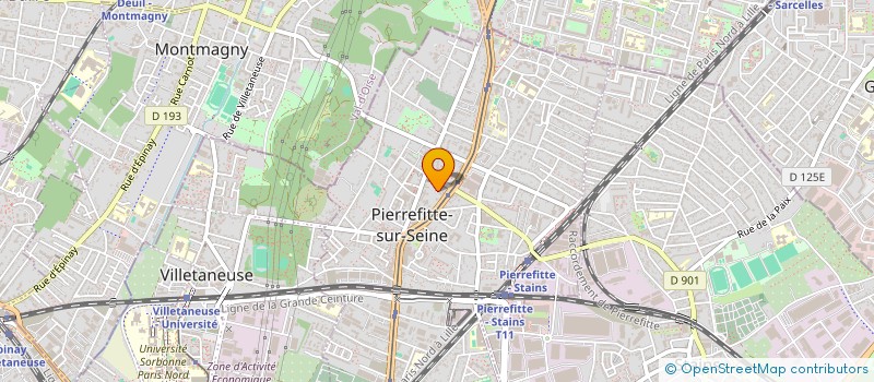 localisation de l'entreprise SUPER GARAGE à PIERREFITTE-SUR-SEINE