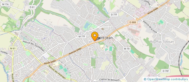 localisation de l'entreprise SUPER GB à SAINT-JEAN