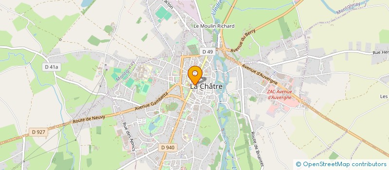 localisation de l'entreprise SUPER KEBAB à LA CHATRE