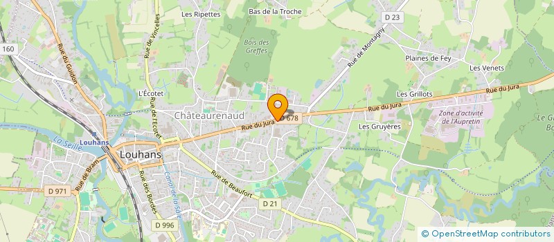 localisation de l'entreprise SUPER-LAVE à LOUHANS