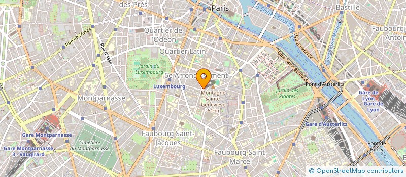 localisation de l'entreprise SUPER LHOMOND à PARIS