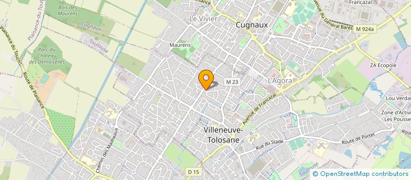 localisation de l'entreprise SUPER LOGICIELS SARL à VILLENEUVE-TOLOSANE