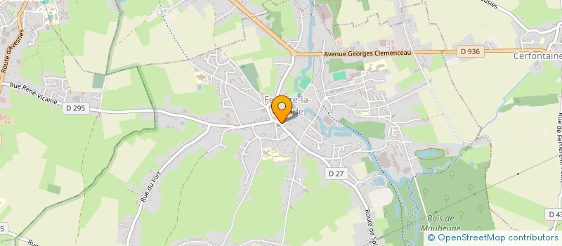 localisation de l'entreprise SUPER'MAM  FERRIERE-LA-GRANDE