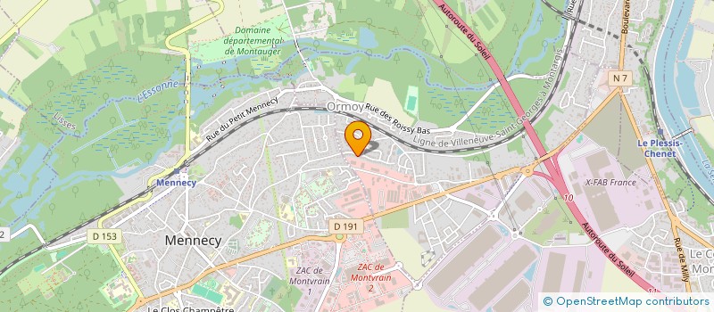 localisation de l'entreprise SUPER MAM'CY  ORMOY