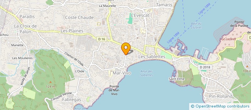 localisation de l'entreprise SUPER MAR VIVO à LA SEYNE-SUR-MER