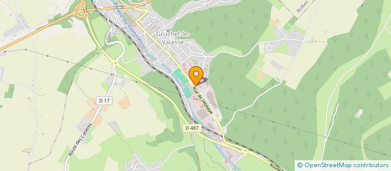 localisation de l'entreprise SUPER MARCHE DE LA DECOUVERTE à GRUCHET-LE-VALASSE