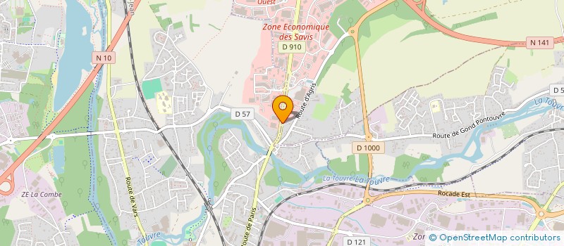 localisation de l'entreprise SUPER MARCHE DES LOISIRS à CHAMPNIERS