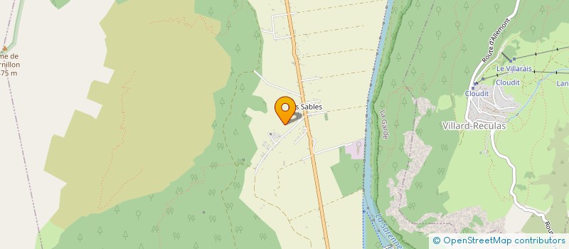 localisation de l'entreprise SUPER MARCHE DES SIX VALLEES à LES DEUX ALPES