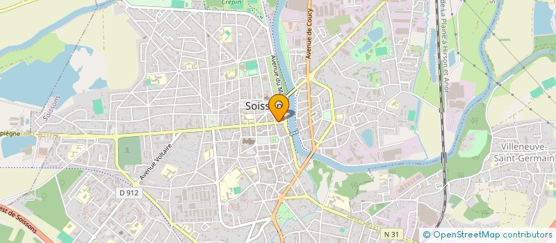 localisation de l'entreprise SUPER MARCHE ED EXPRESS à SOISSONS