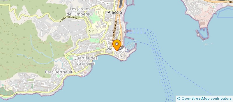 localisation de l'entreprise SUPER MARCHE INT MEUBLE MENAGE à AJACCIO
