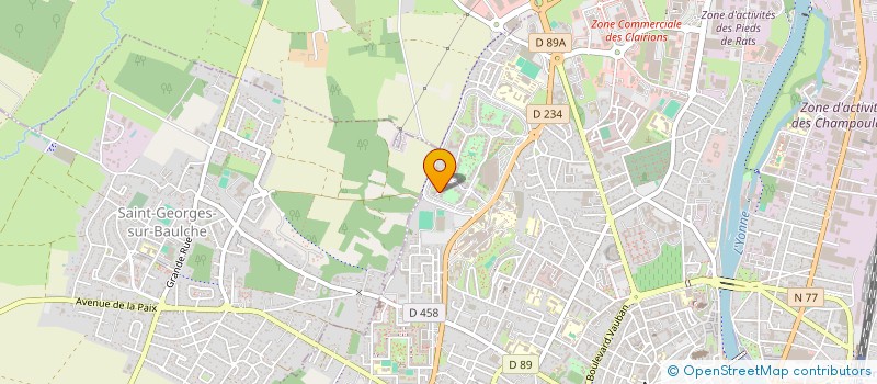 localisation de l'entreprise SUPER MARCHE U EXPRESS à AUXERRE
