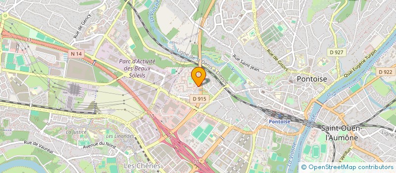 localisation de l'entreprise SUPER MARCOUVILLE  PONTOISE