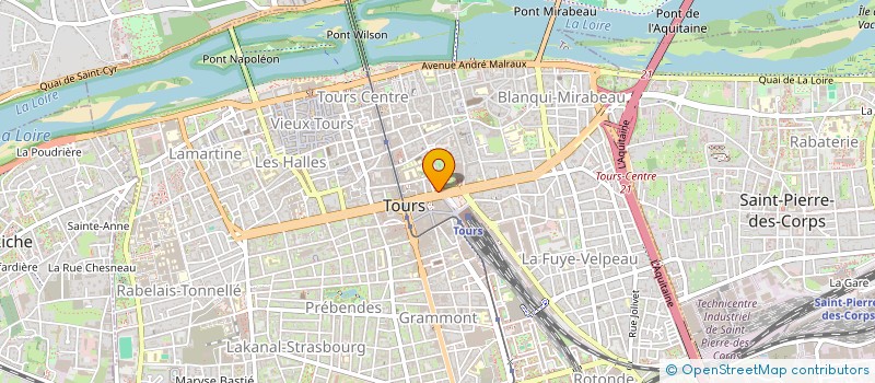 localisation de l'entreprise SUPER MARKET DE TOURS  TOURS