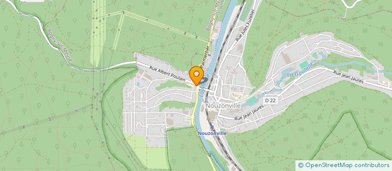 localisation de l'entreprise SUPER MARKET RR  NOUZONVILLE