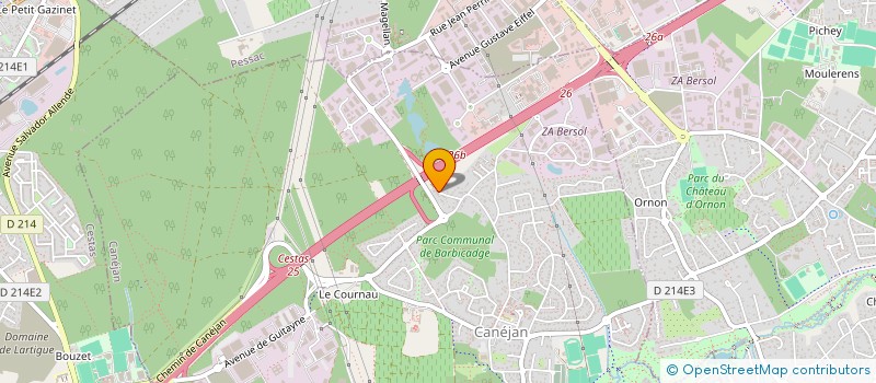 localisation de l'entreprise SUPER MATOS  CANEJAN