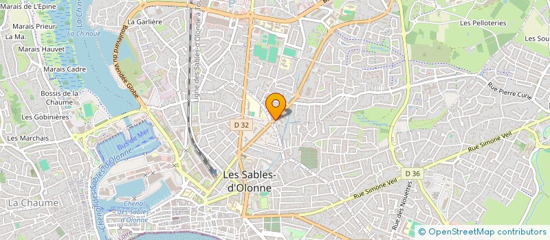 localisation de l'entreprise SUPER MATOUS à LES SABLES D'OLONNE