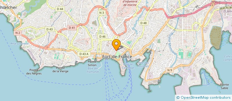 localisation de l'entreprise SUPER MAXINI'S SAS  FORT-DE-FRANCE