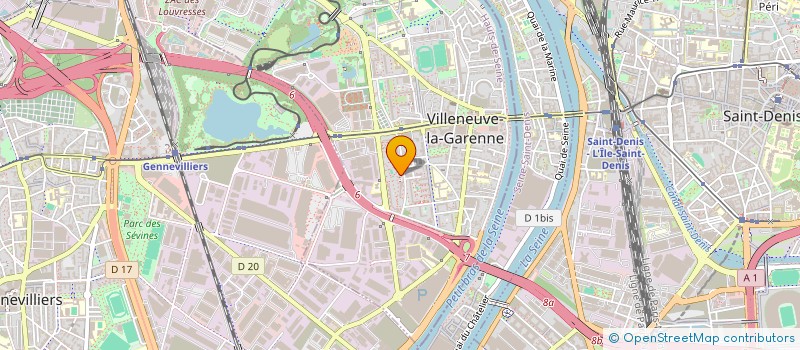 localisation de l'entreprise SUPER MELIA à VILLENEUVE-LA-GARENNE