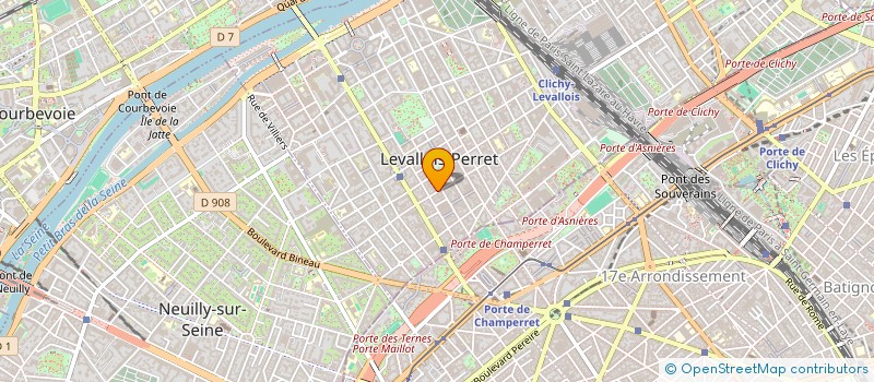 localisation de l'entreprise SUPER MOBILES à LEVALLOIS-PERRET
