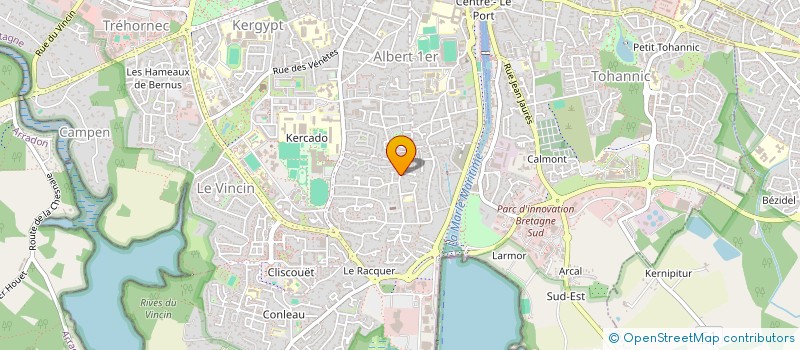 localisation de l'entreprise SUPER MOUSE à VANNES