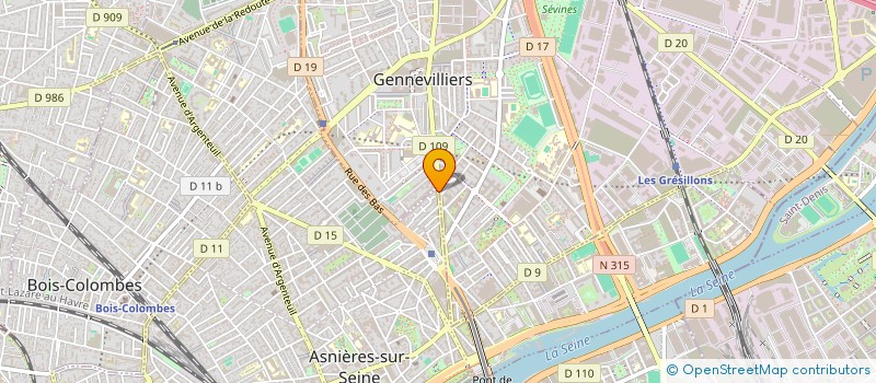 localisation de l'entreprise SUPER NINA à ASNIERES-SUR-SEINE