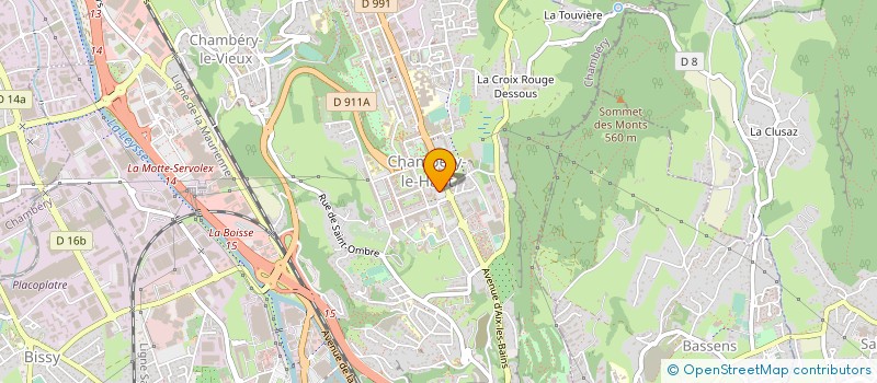 localisation de l'entreprise SUPER NIVOLET à CHAMBERY