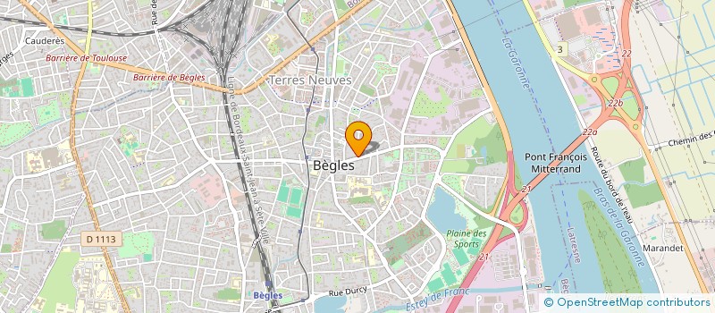 localisation de l'entreprise SUPER NOUILLES à BEGLES
