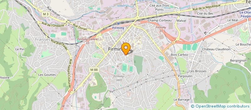 localisation de l'entreprise SUPER NOVA MARKET  FIRMINY