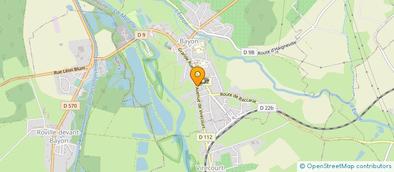 localisation de l'entreprise SUPER ORGANISATION NANCEIENNE D'UN INCROYABLE CONGRES KINE  BAYON