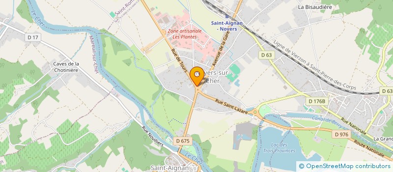 localisation de l'entreprise SUPER PANDA  MAREUIL-SUR-CHER