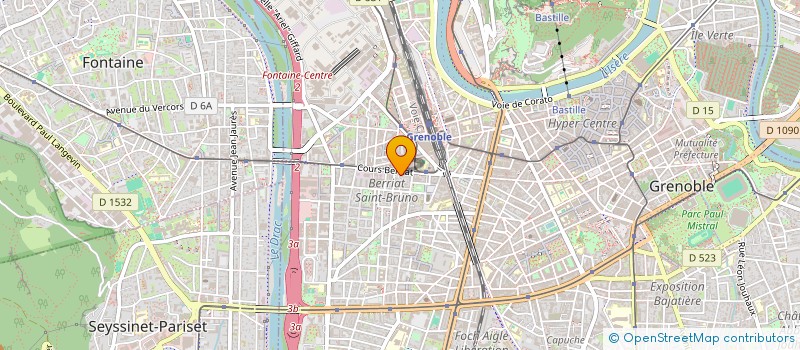 localisation de l'entreprise SUPER PANDA à GRENOBLE