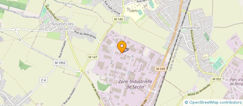 localisation de l'entreprise SUPER PEINTURE à NOYELLES-LES-SECLIN