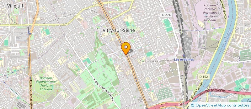 localisation de l'entreprise SUPER PHOM  VITRY-SUR-SEINE