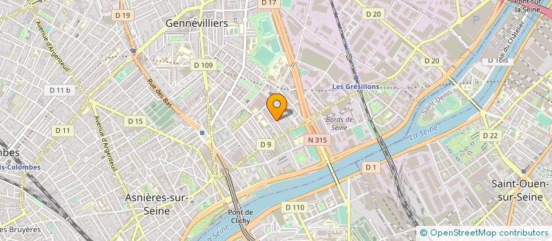localisation de l'entreprise SUPER PHONE à GENNEVILLIERS