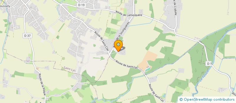 localisation de l'entreprise SUPER POTAGER  SAINT-LYS