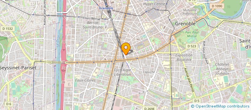 localisation de l'entreprise SUPER REGULAR  GRENOBLE