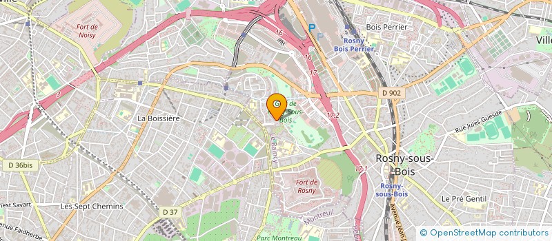 localisation de l'entreprise SUPER ROSNY à ROSNY-SOUS-BOIS
